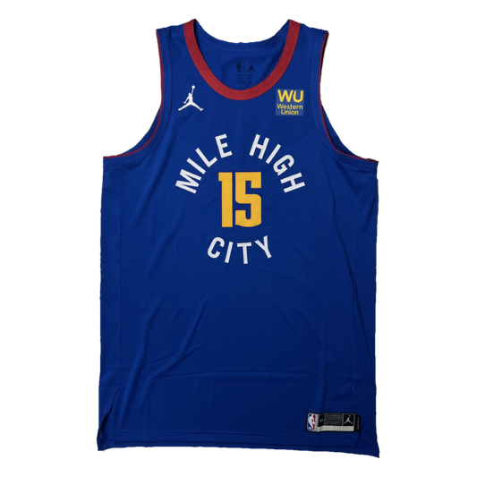 2021 Nuggets Statement Team Issued #15 Nikola Jokić Authentic Jersey