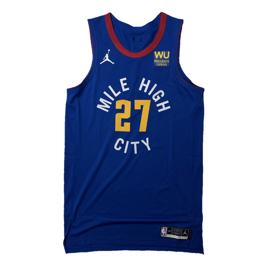 2021 Nuggets Statement Team Issued #27 Jamal Murray Authentic Jersey