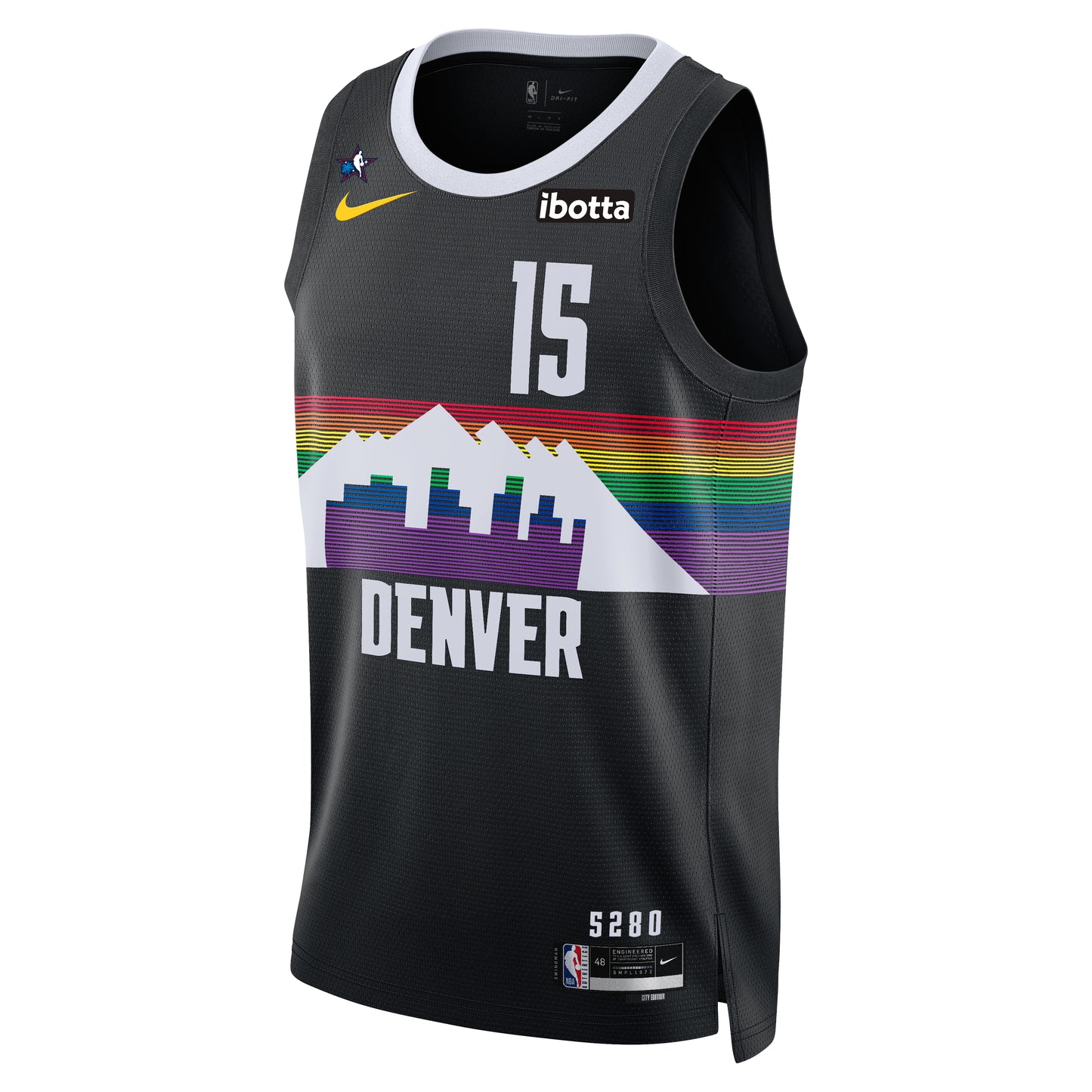 Denver Nuggets 2025-26 City Edition #15 Nikola Jokić Swingman Jersey