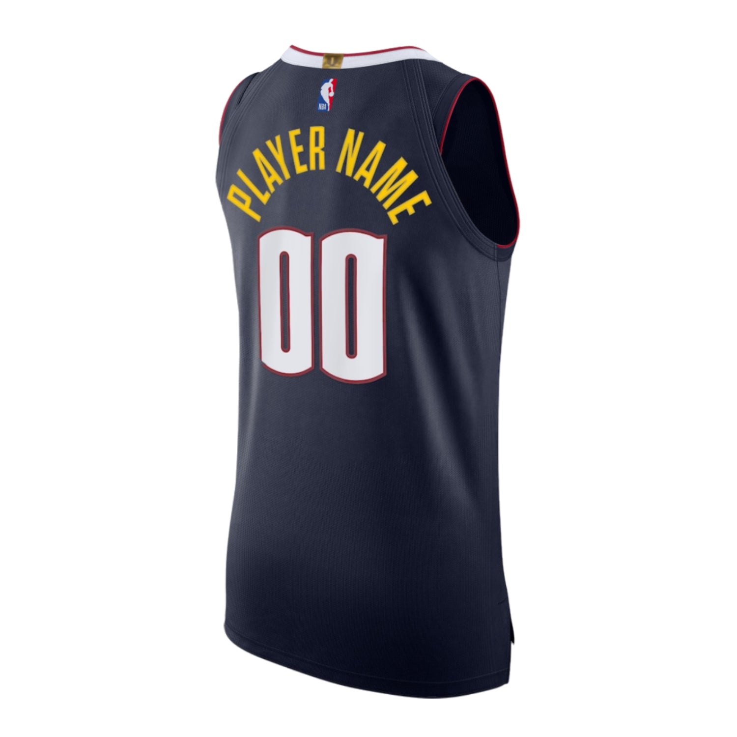 Customized Denver Nuggets Authentic Icon Jersey
