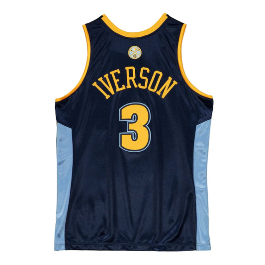 Denver Nuggets Authentic Mitchell & Ness Allen Iverson 2006-07 Jersey