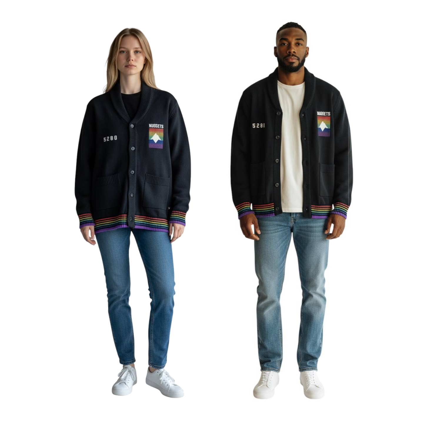 Denver Nuggets Wild Collective City Edition Unisex Jacquard Sweater