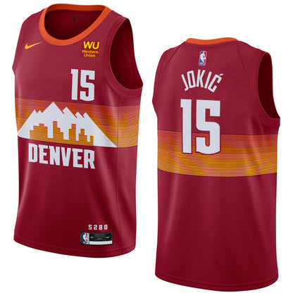 #15 Nikola Jokić 2020-21 Denver Nuggets City Edition Swingman Jersey