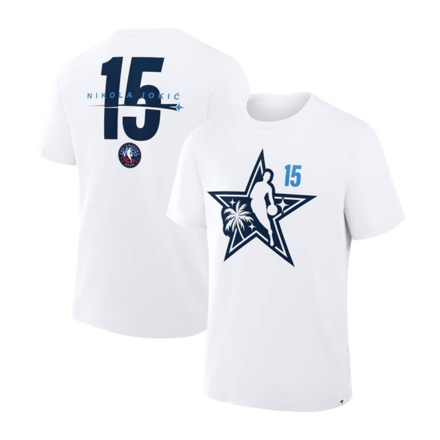 2026 NBA All-Star #15 Nikola Jokić Name & Number T-Shirt – Denver