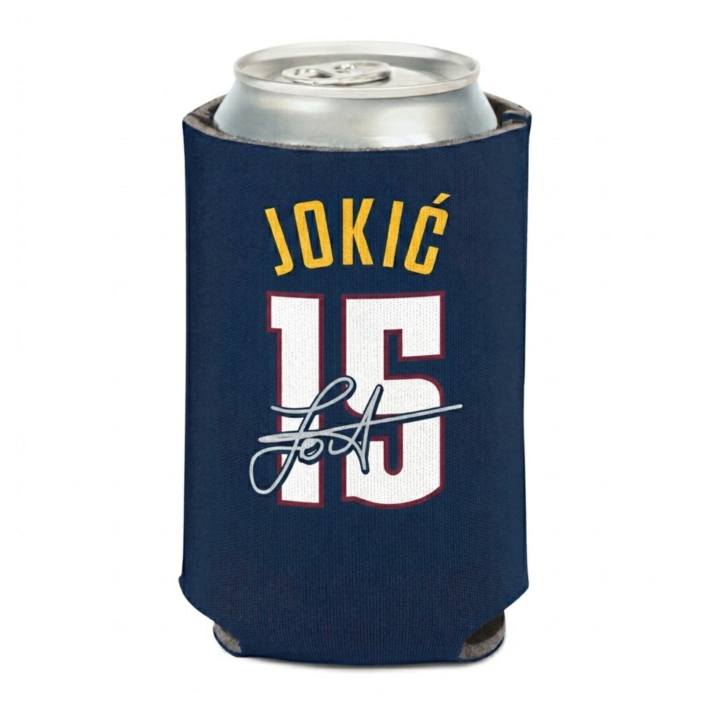 Denver Nuggets #15 Nikola Jokić 12 oz Can Coozie