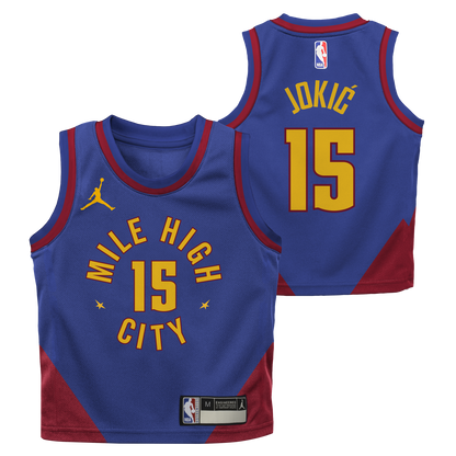 Child Denver Nuggets #15 Nikola Jokić Statement Jersey