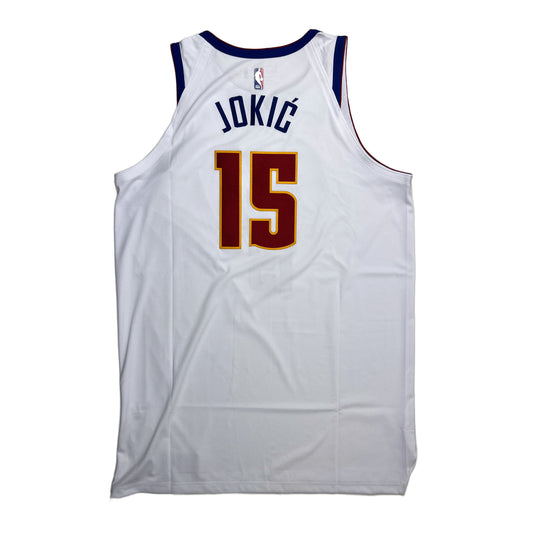 2021-22 Nuggets Earned Edition Team Issued #15 Nikola Jokić Authentic Jersey