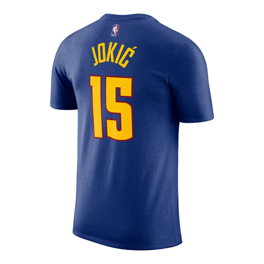 Denver Nuggets Nike #15 Nikola Jokić Statement Name & Number T-Shirt