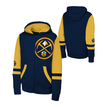 Denver Nuggets Youth Straight to the League Full-Zip Hoodie