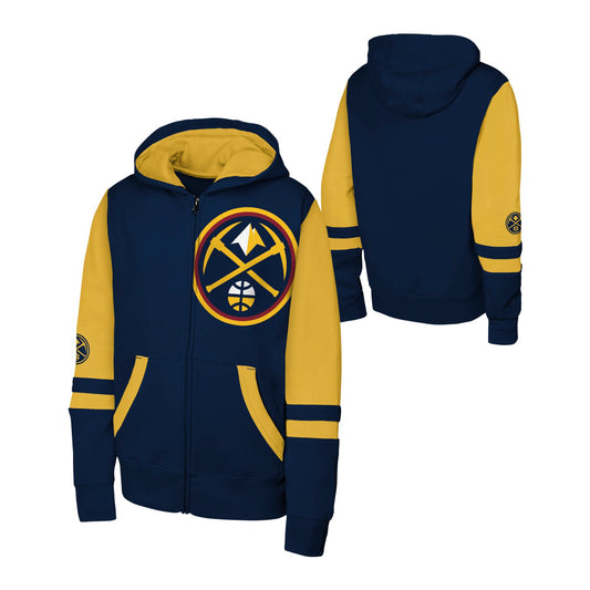 Denver Nuggets Youth Straight to the League Full-Zip Hoodie
