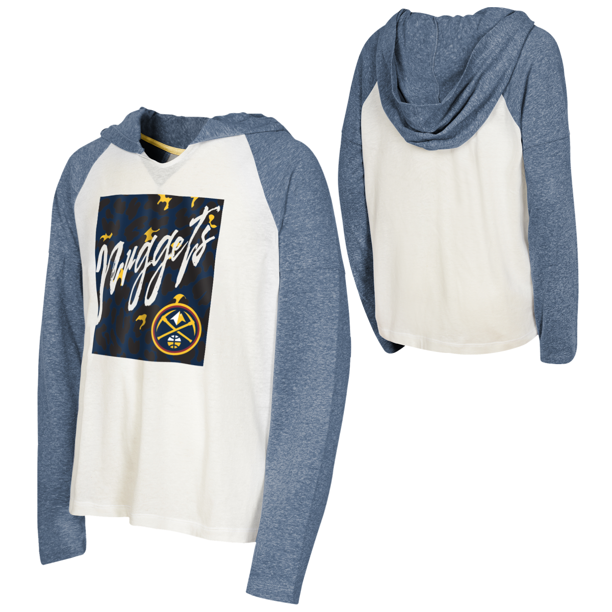Nuggets Girls Hooded Raglan T-Shirt