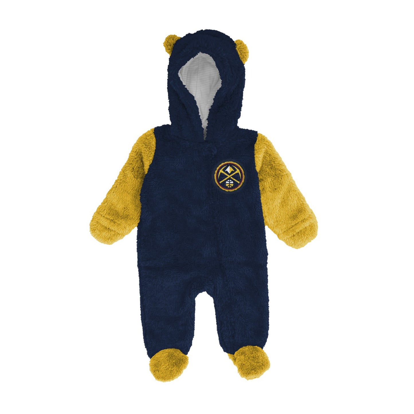 Denver Nuggets Infant Stay Napping Fleece Bunting Full-Zip Sleeper