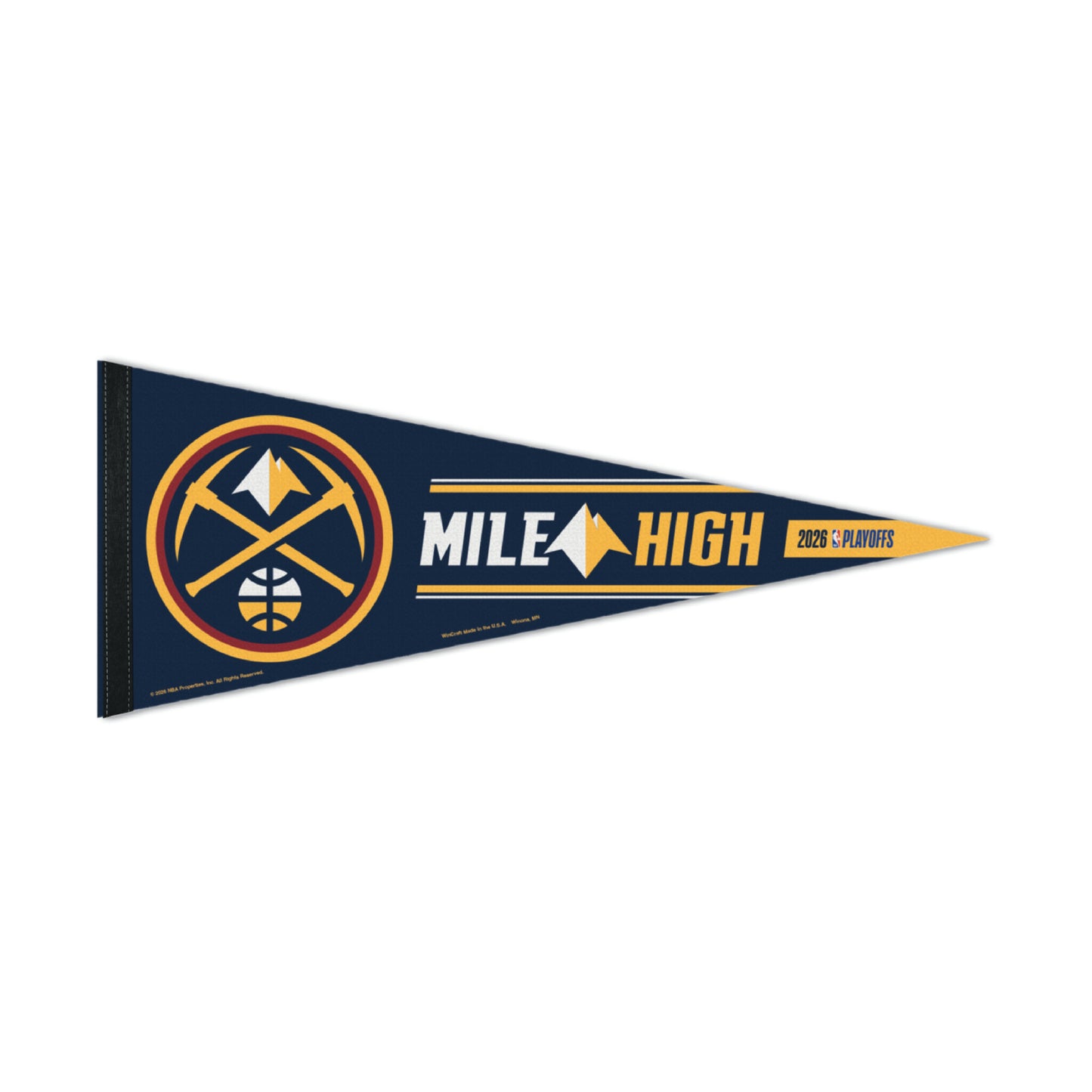 Denver Nuggets 2026 NBA Playoffs Pennant