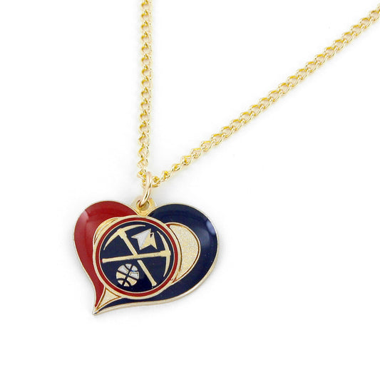 Nuggets Swirl Hart Necklace