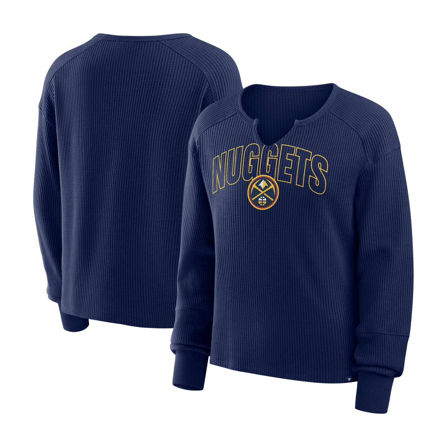 Denver Nuggets Women's Long Sleeve V-Neck Fashion T-Shirt