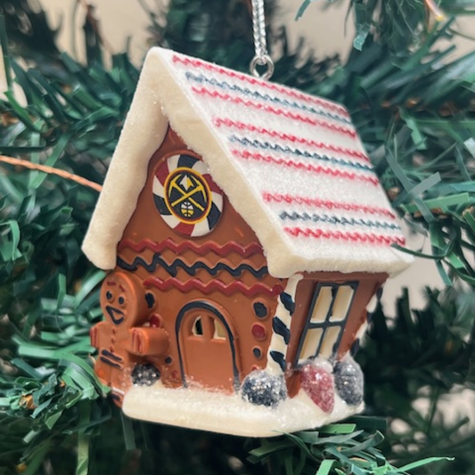 Nuggets Gingerbread House Ornament