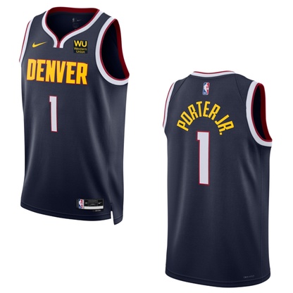 Denver Nuggets #1 Michael Porter Jr Icon Swingman WU Jersey
