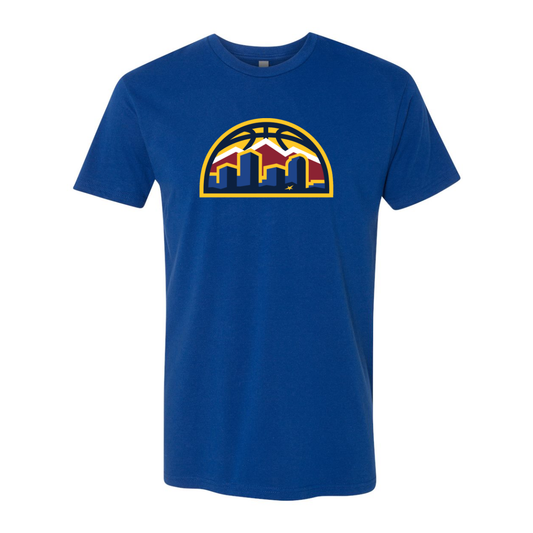 Nuggets Skyline Logo T-Shirt- Royal