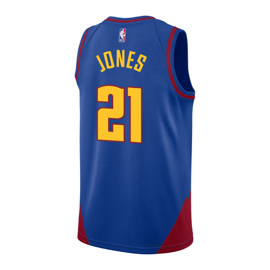 Denver Nuggets #21 Spencer Jones Statement Swingman Jersey
