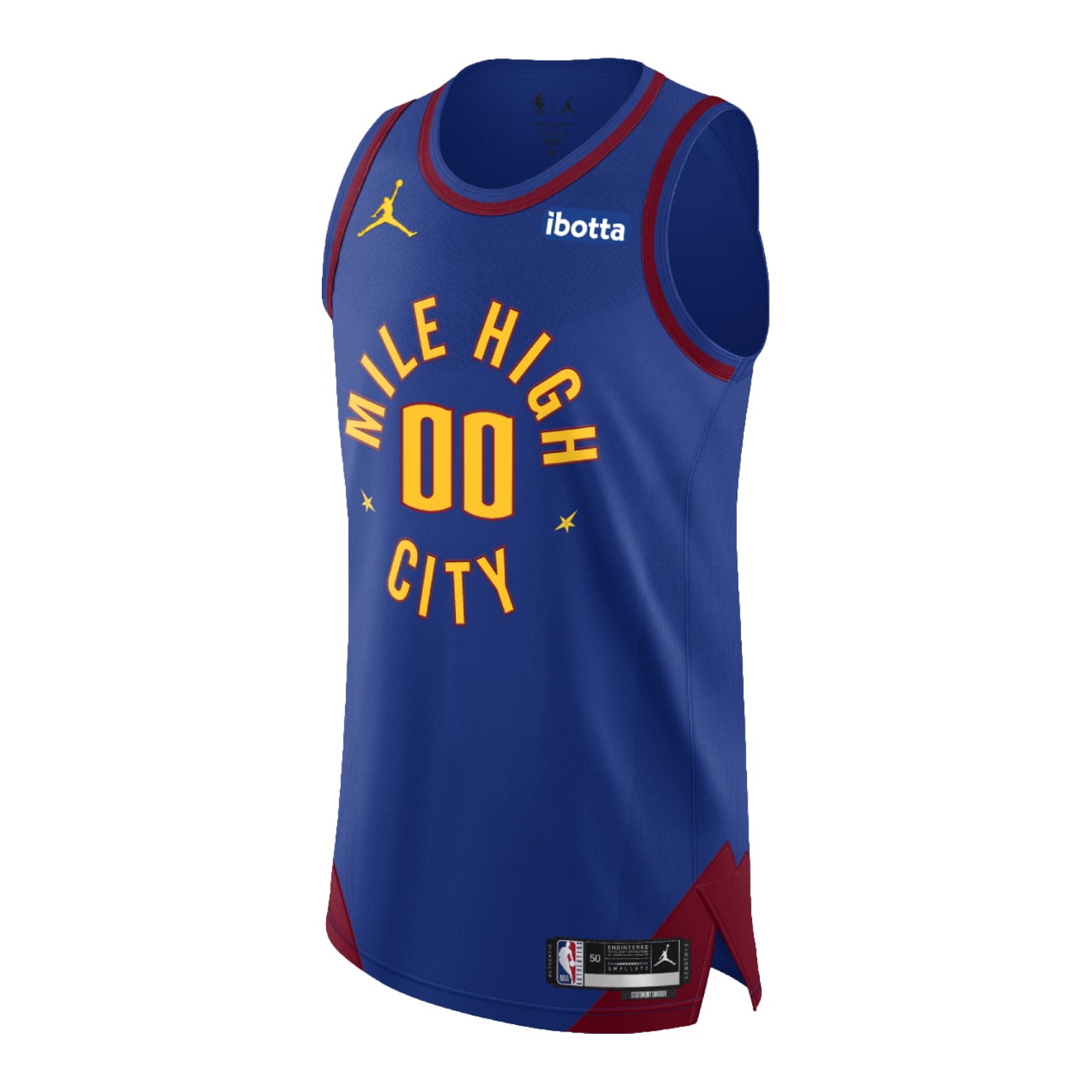 Denver Nuggets Authentic Statement Customized Jersey