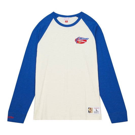 Nuggets Retro Gold Pan Long Sleeve Slub T-Shirt