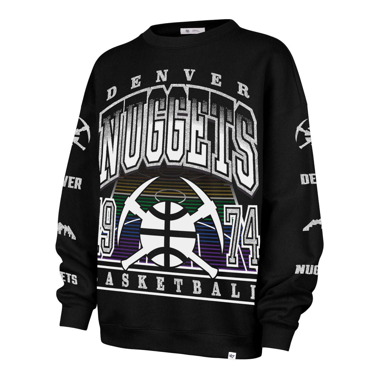 Ladies Denver Nuggets 2025-26 City Edition '47 Brand Go Big Crew