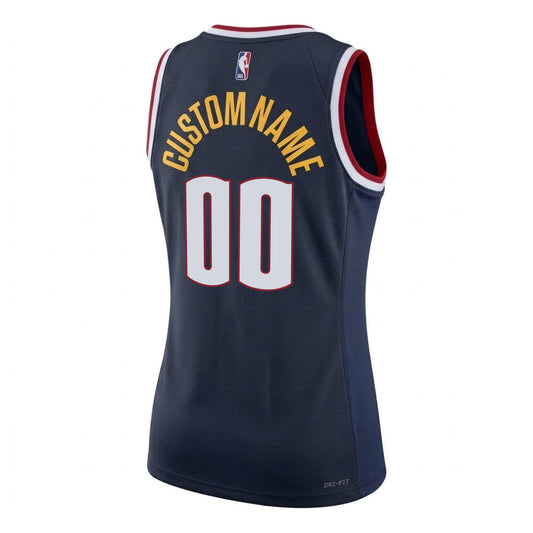 Women's Denver Nuggets Icon Swingman Customized Jersey