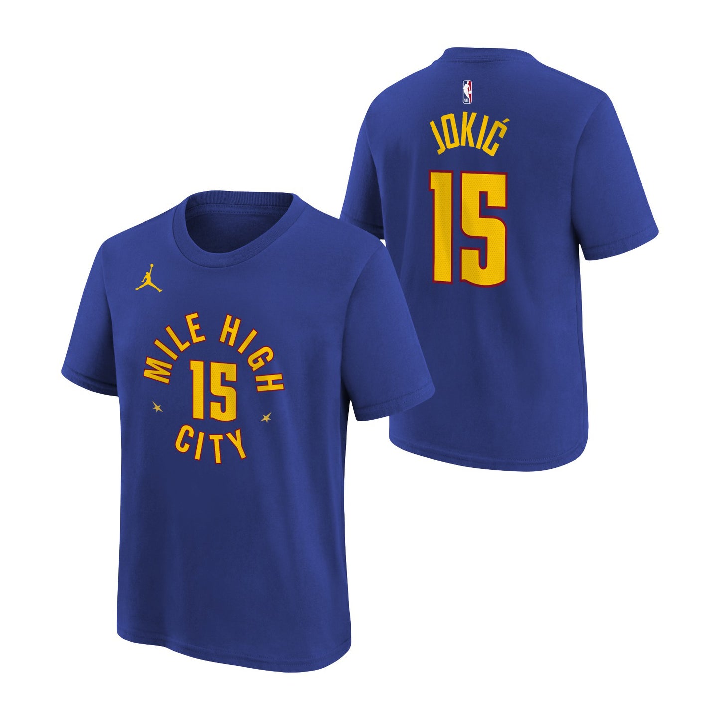 Denver Nuggets Youth Statement #15 Nikola Jokic Player T-Shirt