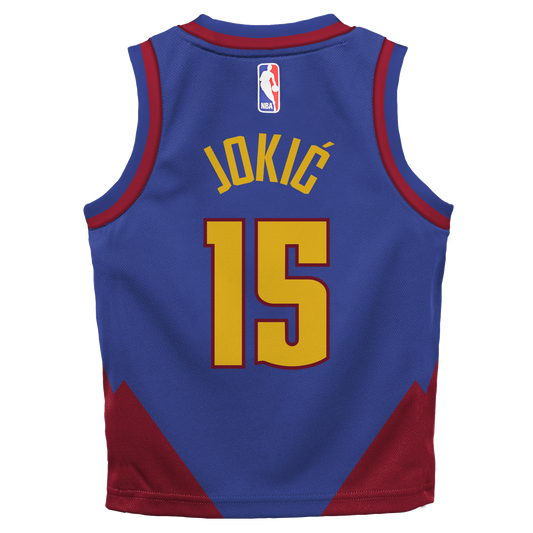 Child Denver Nuggets #15 Nikola Jokić Statement Jersey