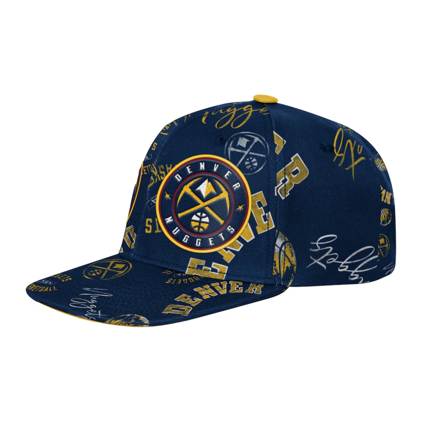 Youth Denver Nuggets Street Hooper All Over Print Snapback Hat