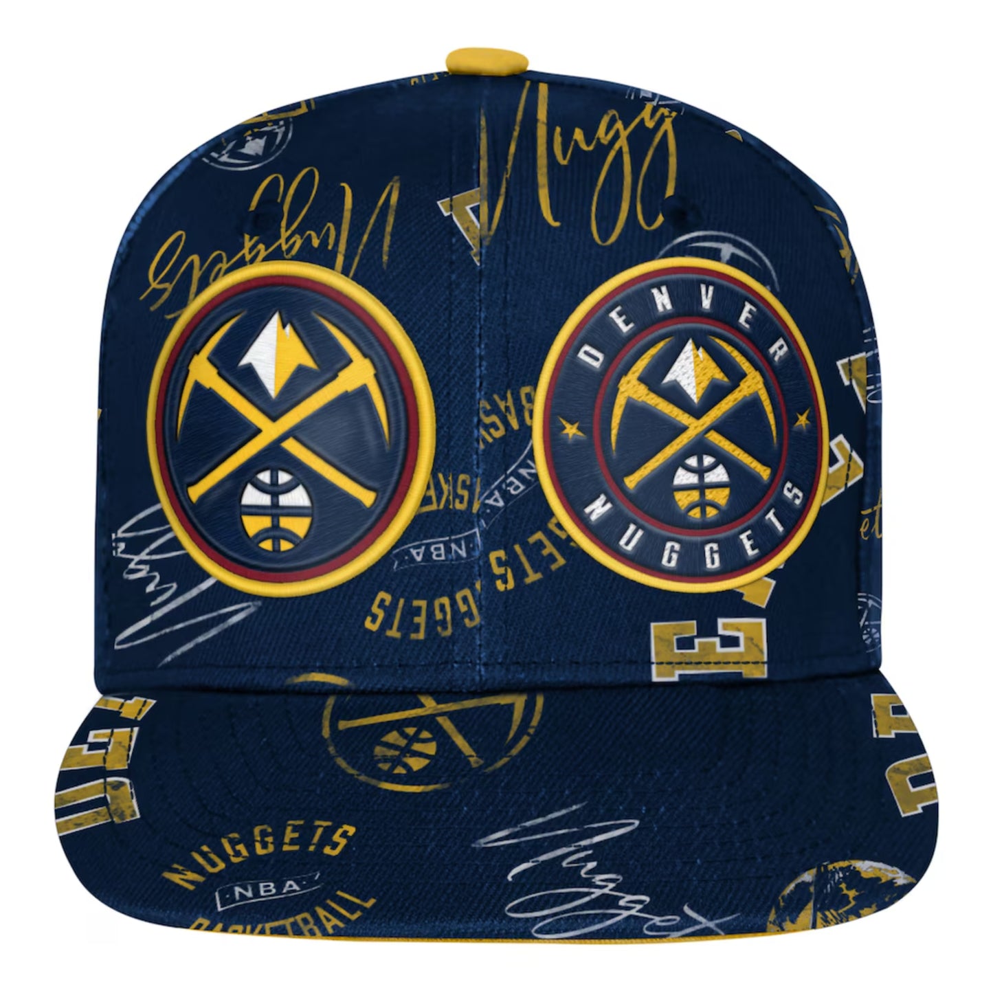 Youth Denver Nuggets Street Hooper All Over Print Snapback Hat