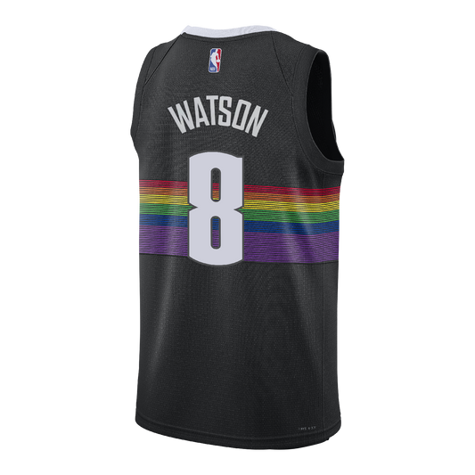 Denver Nuggets 2025-26 City Edition #8 Peyton Watson Swingman Jersey